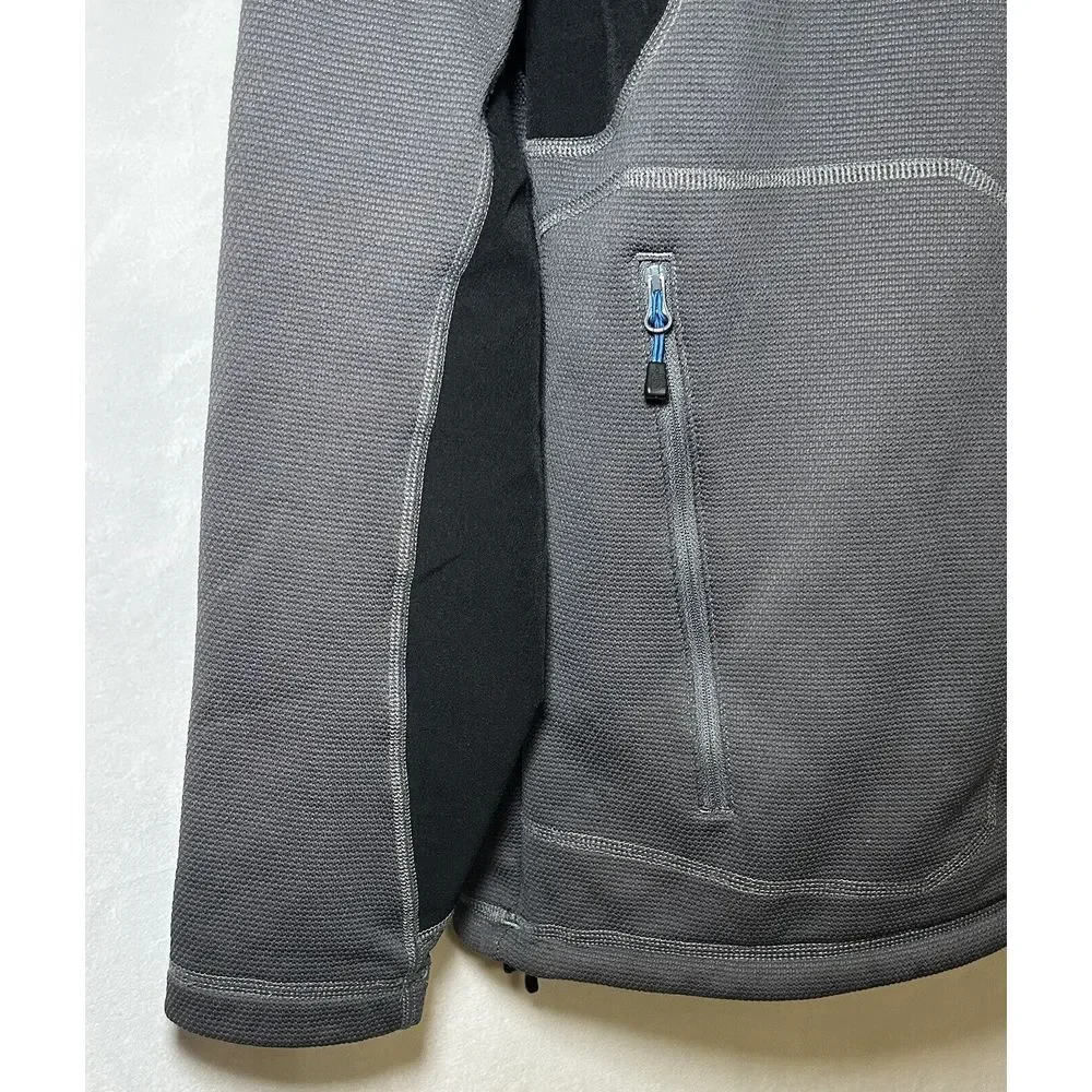 The North Face Men's Medium Full Zip Millerton‎ Gray/ Black Jacket